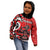 Personalized Canada Haida Eagle Kid Hoodie Red Style - Wonder Print Shop