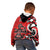 Personalized Canada Haida Eagle Kid Hoodie Red Style - Wonder Print Shop