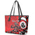 Personalized Canada Haida Eagle Leather Tote Bag Red Style - Wonder Print Shop