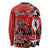 Personalized Canada Haida Eagle Long Sleeve Shirt Red Style - Wonder Print Shop