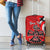 Personalized Canada Haida Eagle Luggage Cover Red Style - Wonder Print Shop