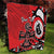 Personalized Canada Haida Eagle Quilt Red Style