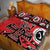 Personalized Canada Haida Eagle Quilt Bed Set Red Style