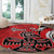 Personalized Canada Haida Eagle Round Carpet Red Style