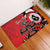 Personalized Canada Haida Eagle Rubber Doormat Red Style