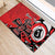 Personalized Canada Haida Eagle Rubber Doormat Red Style