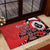 Personalized Canada Haida Eagle Rubber Doormat Red Style