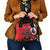 Personalized Canada Haida Eagle Shoulder Handbag Red Style