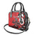 Personalized Canada Haida Eagle Shoulder Handbag Red Style