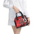 Personalized Canada Haida Eagle Shoulder Handbag Red Style