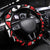 Canada Haida Eagle Steering Wheel Cover Red Style