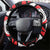 Canada Haida Eagle Steering Wheel Cover Red Style