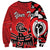 Personalized Canada Haida Eagle Sweatshirt Red Style - Wonder Print Shop