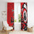 Personalized Canada Haida Eagle Window Curtain Red Style