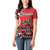 Personalized Canada Haida Eagle Women Polo Shirt Red Style - Wonder Print Shop