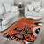 Personalized Canada Haida Eagle Area Rug Orange Style - Wonder Print Shop