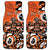 Personalized Canada Haida Eagle Car Mats Orange Style - Wonder Print Shop