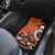 Personalized Canada Haida Eagle Car Mats Orange Style - Wonder Print Shop