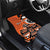 Personalized Canada Haida Eagle Car Mats Orange Style - Wonder Print Shop