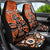 Personalized Canada Haida Eagle Car Seat Cover Orange Style - Wonder Print Shop