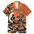 Personalized Canada Haida Eagle Family Matching Mermaid Dress and Hawaiian Shirt Orange Style - Wonder Print Shop