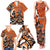 Personalized Canada Haida Eagle Family Matching Tank Maxi Dress and Hawaiian Shirt Orange Style - Wonder Print Shop