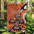 Personalized Canada Haida Eagle Garden Flag Orange Style - Wonder Print Shop