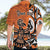 Personalized Canada Haida Eagle Hawaiian Shirt Orange Style - Wonder Print Shop