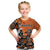 Personalized Canada Haida Eagle Kid T Shirt Orange Style - Wonder Print Shop