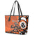 Personalized Canada Haida Eagle Leather Tote Bag Orange Style