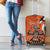 Personalized Canada Haida Eagle Luggage Cover Orange Style - Wonder Print Shop