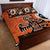 Personalized Canada Haida Eagle Quilt Bed Set Orange Style