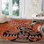 Personalized Canada Haida Eagle Round Carpet Orange Style