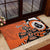 Personalized Canada Haida Eagle Rubber Doormat Orange Style