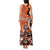 Personalized Canada Haida Eagle Tank Maxi Dress Orange Style