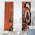 Personalized Canada Haida Eagle Window Curtain Orange Style