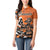 Personalized Canada Haida Eagle Women Polo Shirt Orange Style