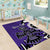 Personalized Canada Haida Eagle Area Rug Purple Style - Wonder Print Shop