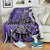 Personalized Canada Haida Eagle Blanket Purple Style