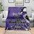 Personalized Canada Haida Eagle Blanket Purple Style