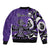 Personalized Canada Haida Eagle Bomber Jacket Purple Style - Wonder Print Shop