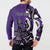 Personalized Canada Haida Eagle Button Sweatshirt Purple Style - Wonder Print Shop