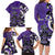 Personalized Canada Haida Eagle Family Matching Long Sleeve Bodycon Dress and Hawaiian Shirt Purple Style - Wonder Print Shop