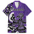 Personalized Canada Haida Eagle Family Matching Long Sleeve Bodycon Dress and Hawaiian Shirt Purple Style - Wonder Print Shop