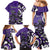 Personalized Canada Haida Eagle Family Matching Mermaid Dress and Hawaiian Shirt Purple Style - Wonder Print Shop