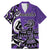 Personalized Canada Haida Eagle Family Matching Mermaid Dress and Hawaiian Shirt Purple Style - Wonder Print Shop