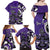 Personalized Canada Haida Eagle Family Matching Off Shoulder Maxi Dress and Hawaiian Shirt Purple Style - Wonder Print Shop