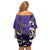 Personalized Canada Haida Eagle Family Matching Off Shoulder Short Dress and Hawaiian Shirt Purple Style - Wonder Print Shop