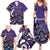 Personalized Canada Haida Eagle Family Matching Summer Maxi Dress and Hawaiian Shirt Purple Style - Wonder Print Shop