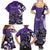 Personalized Canada Haida Eagle Family Matching Summer Maxi Dress and Hawaiian Shirt Purple Style - Wonder Print Shop